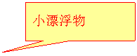 矩形标注: 小漂浮物